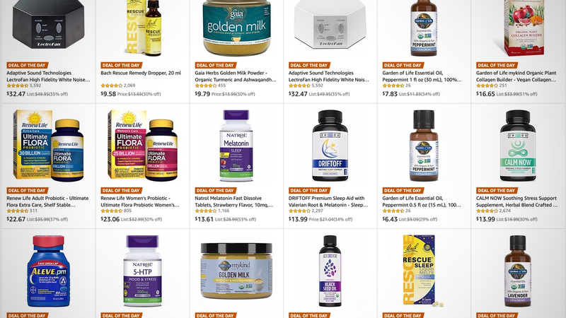 Gold Box de ayuda para el sueño | AmazonImagen: Amazon